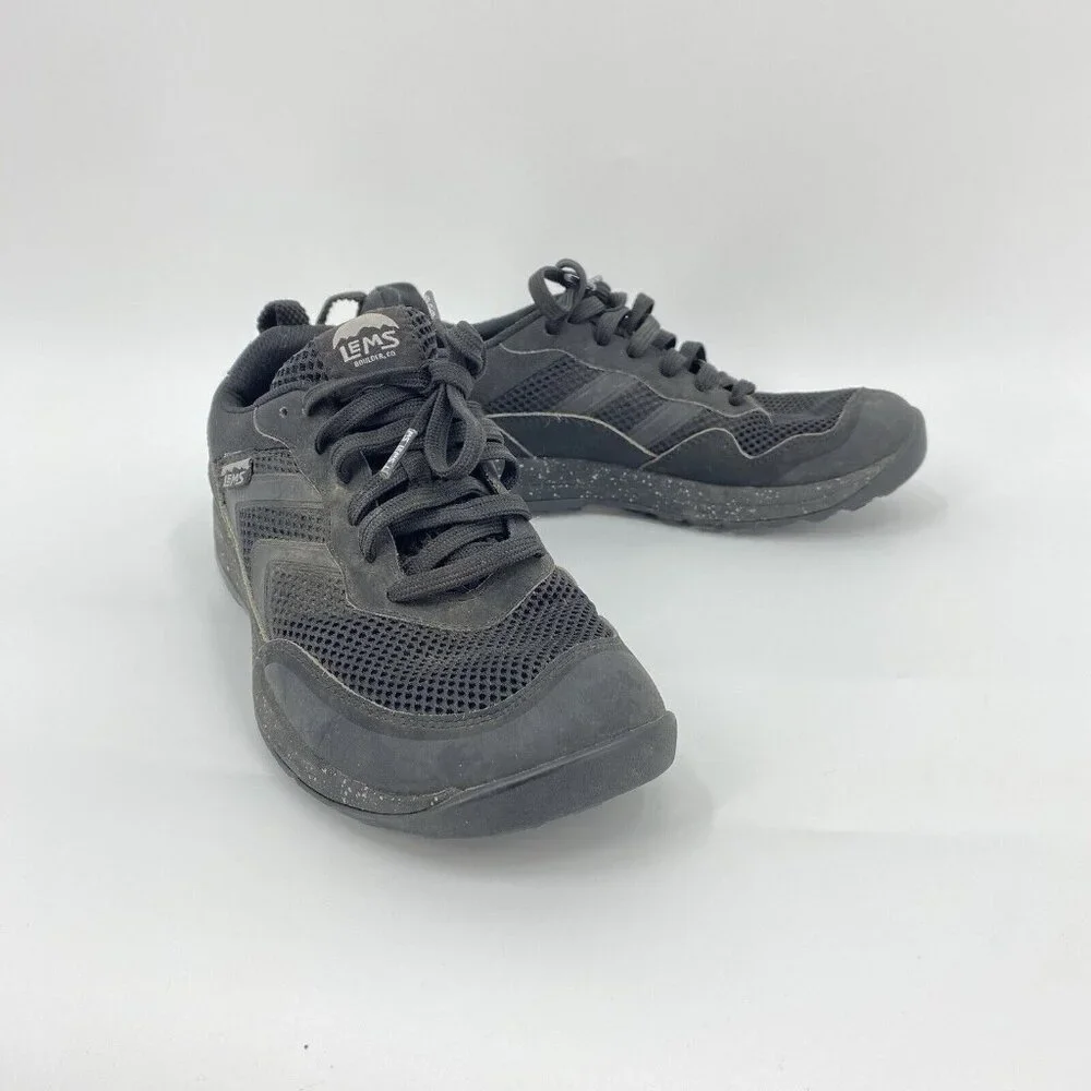 Lems Primal Pursuit Unisex Shoes Minimalist Sneakers Black Mens 7.5 Womens 9 - Picture 1 of 11